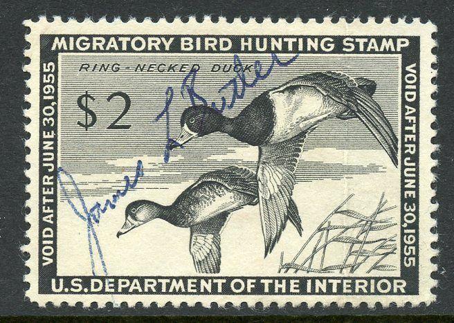 U.S. Scott RW21 1954 Used Hunting Permit Stamp 