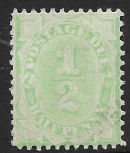 Australia J9 1902  1/2p fine used