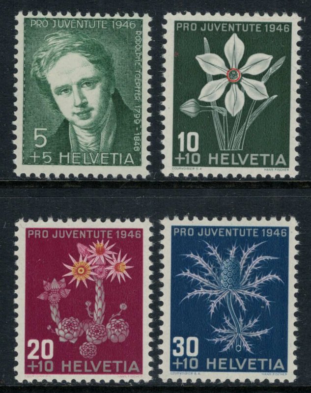 Switzerland #B158-61* NH  CV $3.75