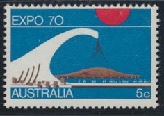 Australia  SC# 472 World Fair Osaka 1970 SG 454  MNH   as per scan 