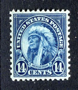 US 1922. 14c blue. MNH. Sc#565.