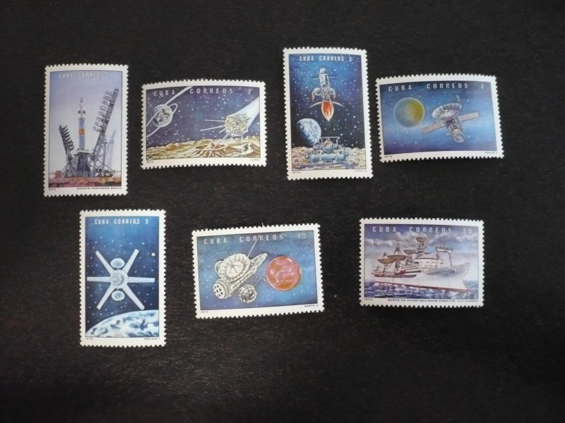 Stamps - Cuba - Scott# 1789-1795 - Mint Hinged Set of 7 Stamps