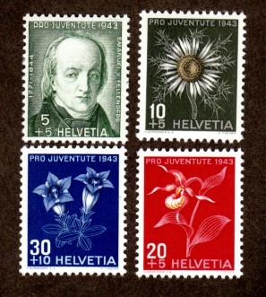 Switzerland # B126-B129 Mint!