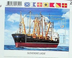 SLOVENIA Sc 1226 NH SOUVENIR SHEET OF 2017 - SHIP