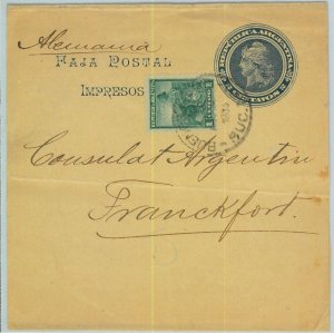 93798 - ARGENTINA - POSTAL HISTORY - Stationery NEWSPAPER WRAPPER to GERMANY