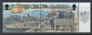 Alderney  SG A180a  SC# 181a Garrison Island  Mint Never Hinged see scan 