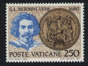 Vatican Bernini artist and architect 250L 1980 MNH SC#675 SG#749