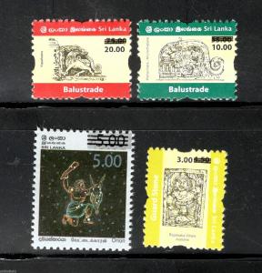 Sri Lanka 2016 Guardstones & Balustrades Architecture Ancient Art O/P MNH # 4258