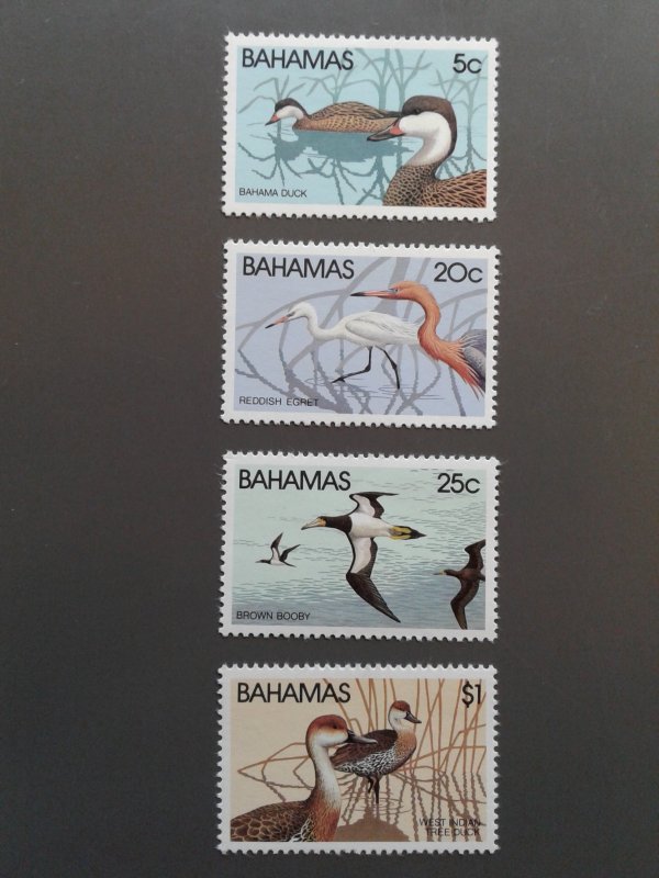 Bahamas 492-495 VF MNH. Scott $ 10.90