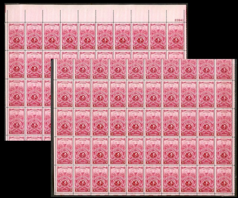 UNITED STATES (50) Complete Sheets Stamps ALL Mint Never Hinged FV=$99+