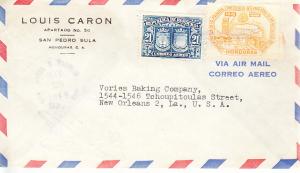 Honduras #C160 & C166 on Cover 1949