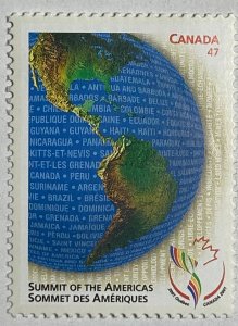 CANADA 2001 #1902 Summit of the Americas  - MNH