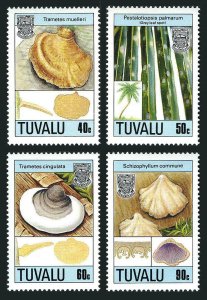 Tuvalu 520-523,MNH.Michel 541-544. Fungi-Mushrooms 1989.