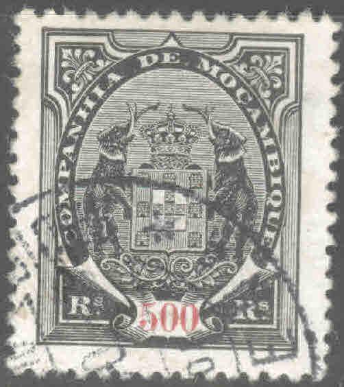 Mozambique  Company Scott 38 Used 1897-1907 Coat of Arms