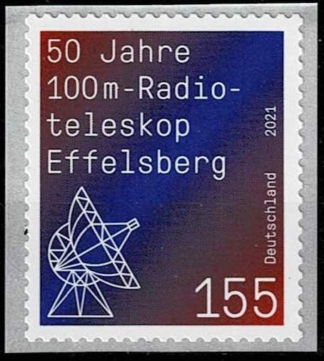 Germany 2021 Sc.#3227 MNH,  , Effelsberg Radio Telescope, self-adhesive /coil