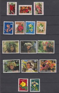 J44169 JL stamps 5 dif french poly mh sets #-264-6,300-3,386-8,400-2,c150-1 lot