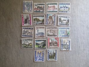 Belgium, Scott# 641-658, mh, used