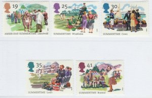 Great Britain 1994 The Four Seasons Summertime MNH** Full Set A19P23F10