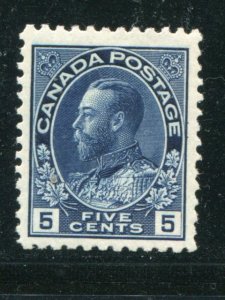 Canada #111a   Mint NH VF indigo    - Lakeshore Philatelics