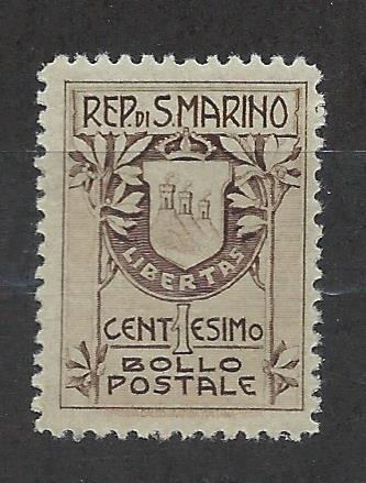 SAN MARINO SC# 78a F-VF MNH 1910