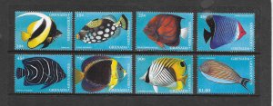 FISH - GRENADA GRENADINES #1941-8 MNH