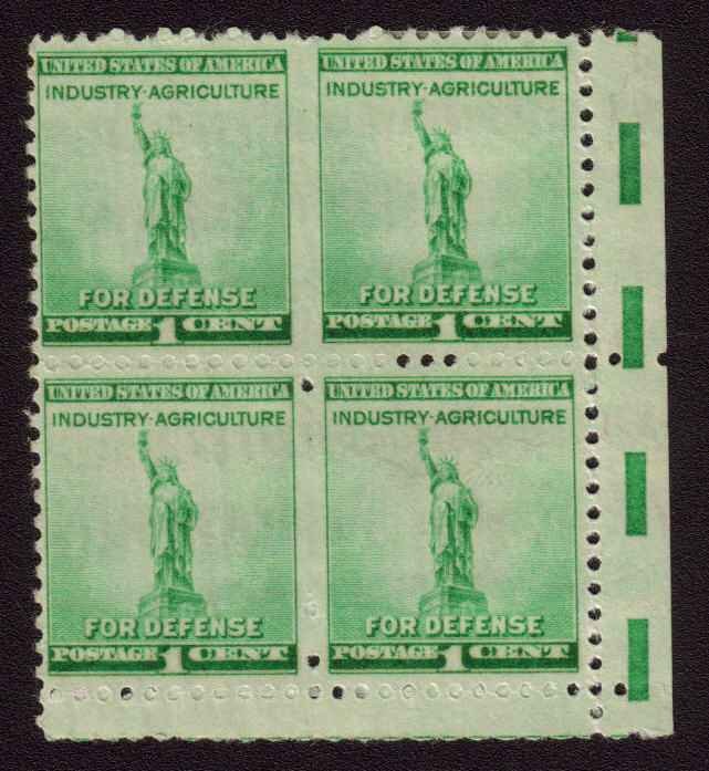 MALACK 899b ,F/VF OG Hr/NH block,  Top pair Imperf B..MORE.. n5996