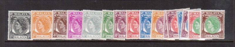 Malaya Malacca #29 - #44 VF Mint