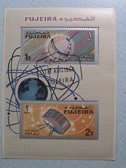 FUJEIRA-AIRMAIL-1965 SPACE PROGRAMS-CTO S/S VERY FINE PLEASE WATCH CAREFULLY