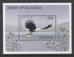 Uganda 4578 Bird Souvenir Sheet MNH VF