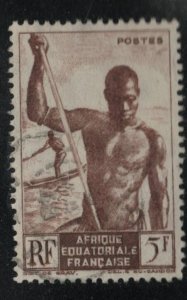 French Equatorial Africa  AEF Scott 179 Used stamp