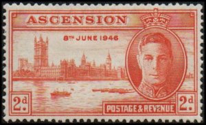 Ascension 50 - Mint-H - 2p Peace Issue (1946) (cv $0.55)