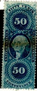 US Stamp #R54c - PHABULOUS REVENUE ISSUE - First Issue Conveyance