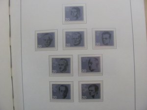 GERMANY MNH 1949-1972 (4) LIGHTHOUSE & SCHAUBEK ALBUMS COMPLETE  SIGNED (38)