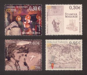 Montenegro Sc# 324-7 MNH Heritage 2012