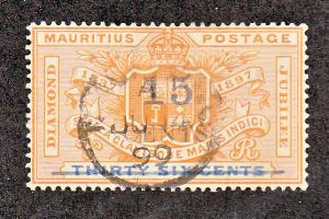 Mauritius Scott #112 Used