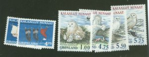 Greenland #342-347  Single (Complete Set)