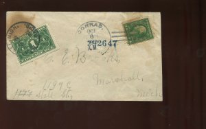 JQ1 Parcel Post Postage Due Stamp on Nice  Cover  (Stock JQ1-C6)