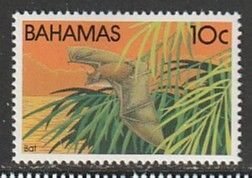 1982 Bahamas - Sc 514 - MH VF - 1 single - Bat