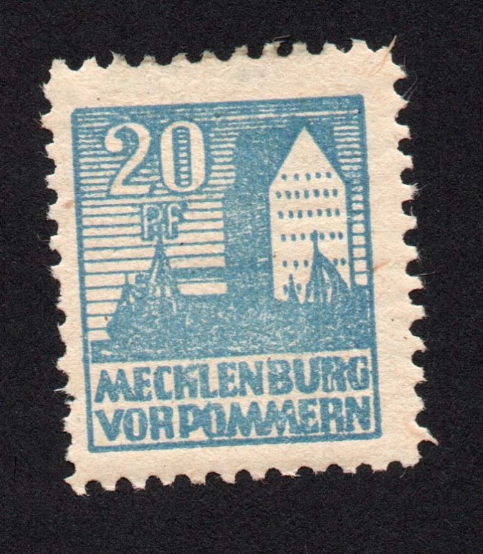 Germany - Russian Occupation Scott #12N19,12N21-12N25 Stamps - Mint Set