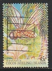 1995 Cocos Islands - Sc 302e - used VF - 1 single - Insects