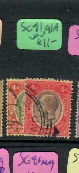 NYASALAND  (PP0406B)  KGV  4D    SG 91-91A    VFU