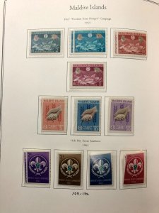 MALDIVE ISLANDS – BEAUTIFUL MINT COLLECTION IN 2 PALO ALBUMS – 421792