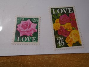 Flowers  ; United States  #  2378-79  MNH