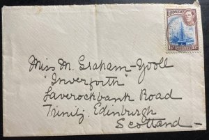 1950s Bermuda Cover To Edinburgh Scotland