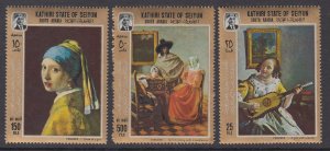 Aden Kathiri MI 160-162 Paintings MNH VF