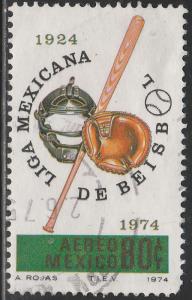 MEXICO C436 50th Anniv of the Mexican Baseball League USED. F-VF. (1306)