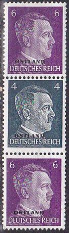 Ostland Russia Michel S4 1941 Hitler Seten VLH