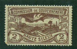 Upper Silesia 1920 #29 MH SCV (2024) = $1.40