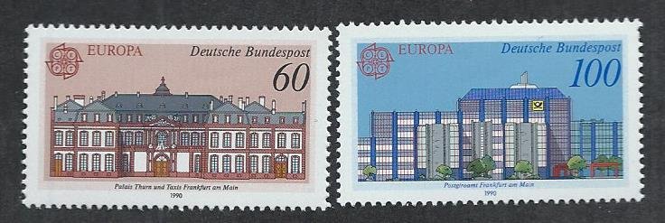 GERMANY SC# 1601-2 F-VF MNH 1990