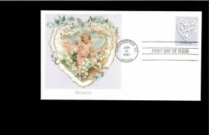 2007 FDC Silver Heart Washington DC